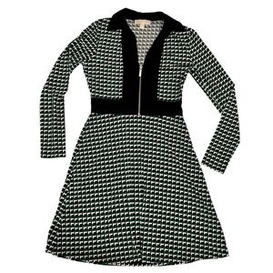 Chic Michael Kors Geometric Patterned Dress